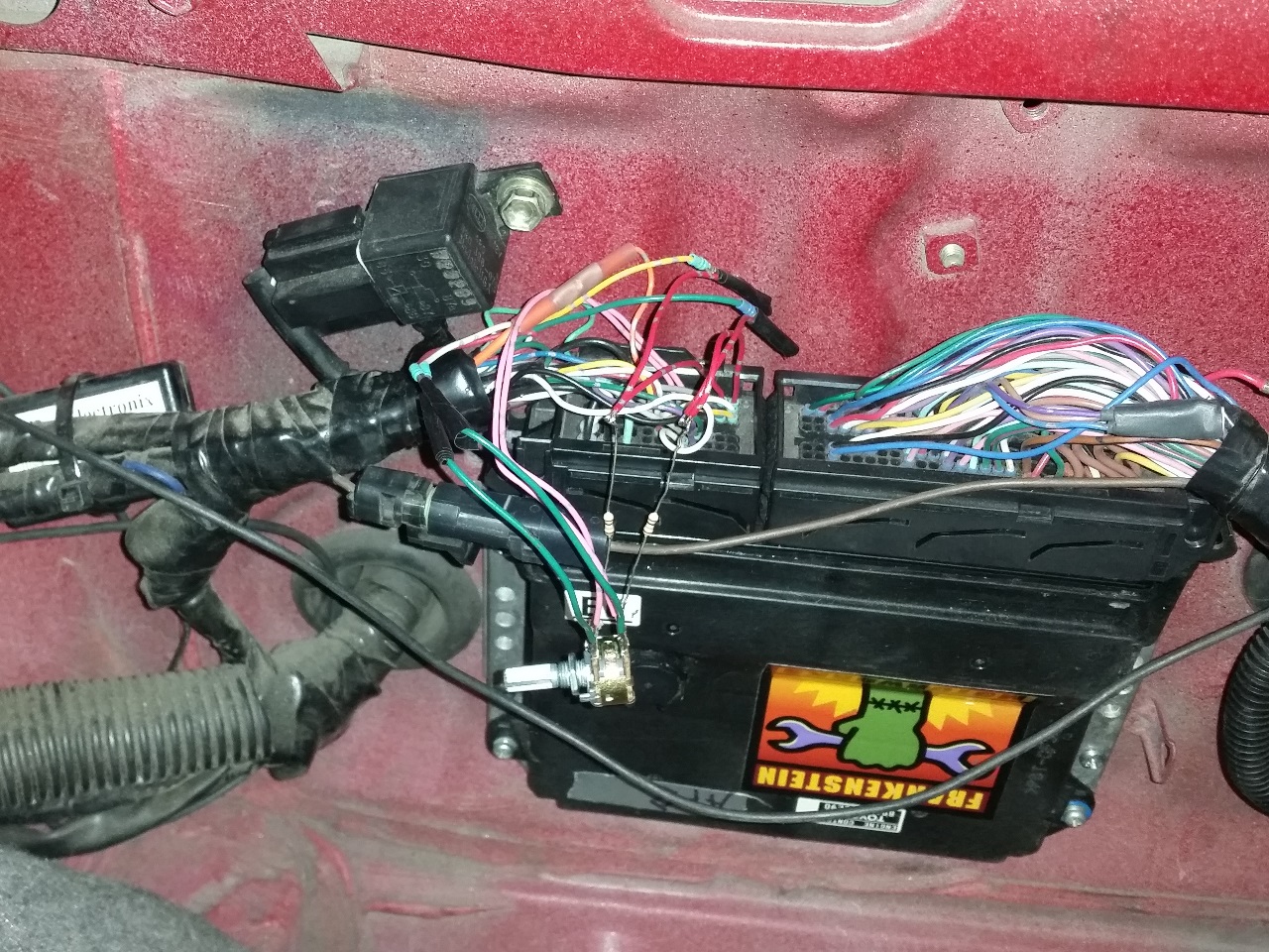 Throttle controller wired for testing