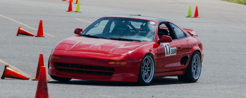 Wilhelm Raceworks MR2 on Autocross Course